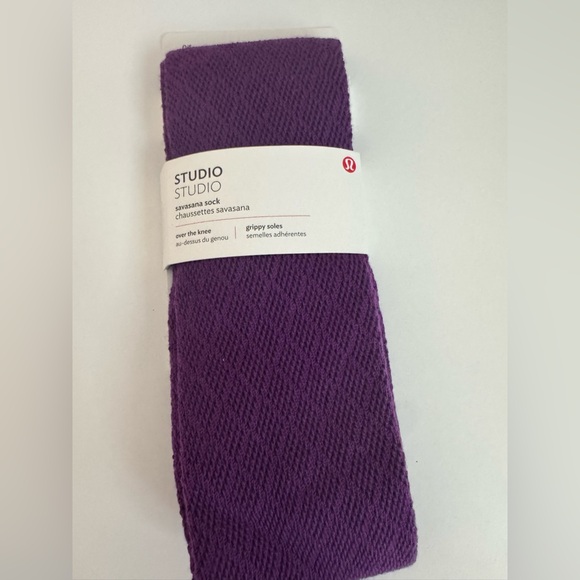 Lululemon Purple Studio Socks - Picture 2 of 4